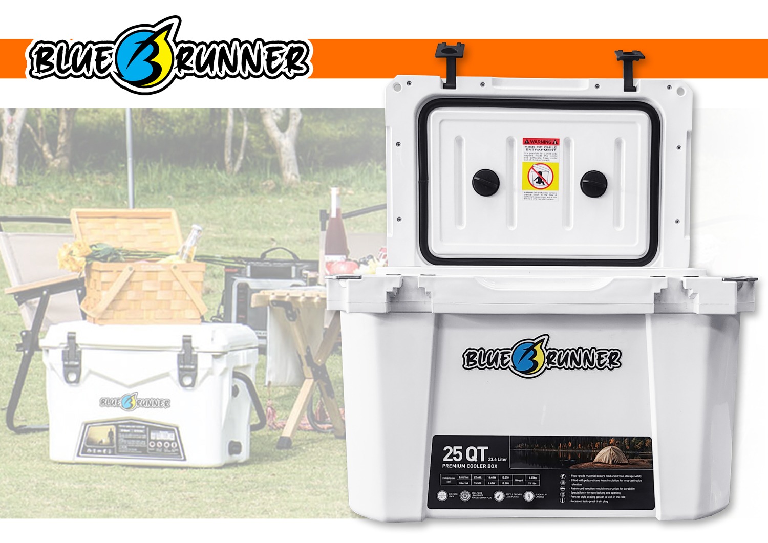 Bluerunner Cooler Box กล่องเก็บความเย็น